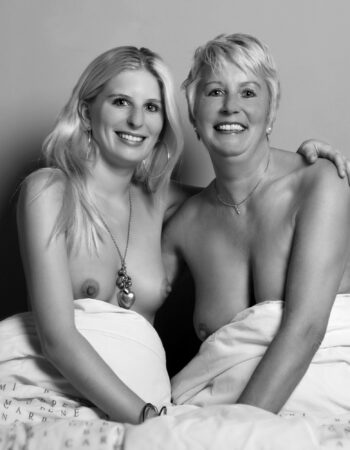 Artistic Photo Of Real Mother And Daughter Posing Nude Together